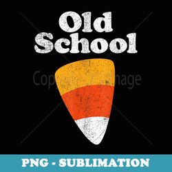 old school halloween candy corn funny 70's 80's costume - signature sublimation png file