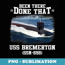 uss bremerton ssn-698 submarine veterans day father day - digital sublimation download file