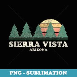 sierra vista az vintage throwback retro 70s design - trendy sublimation digital download