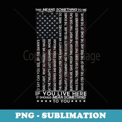 star spangled banner flag - digital sublimation download file
