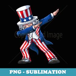 dabbing uncle sam funny dab dance 4th of july - signature sublimation png file