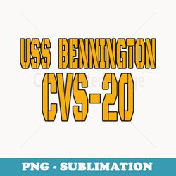 uss bennington cvs-20 aircraft carrier veterans front&back - premium sublimation digital download