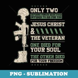 christian veteran s died for your freedom - stylish sublimation digital download