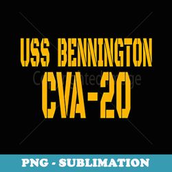 uss bennington cva-20 aircraft carrier veterans front&back - png sublimation digital download