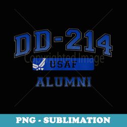 dd-214 usaf blue alumni military honor - instant sublimation digital download