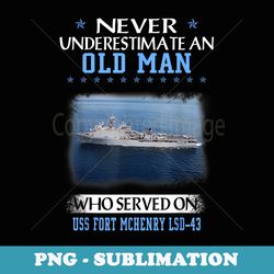 uss fort mchenry lsd-43 veterans day father day - trendy sublimation digital download