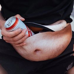 men's beer belly fanny pack