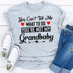 you can't tell me what to do you 're not my grandbaby