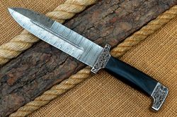 ialfari 13 inch premium high carbon steel bowie knife 7 inch exceptionally sharp fixed blade with 6 inch handle for hunt