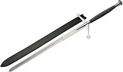 alfari custom handmade d2 steel sword dagger legendary sword 33 inches long sword machete hunting claymore sword