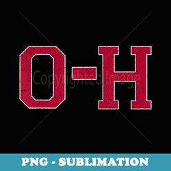 vintage o-h i-o double-sided - retro png sublimation digital download