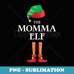 the momma elf christmas matching family pajama pj xmas - trendy sublimation digital download