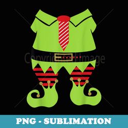 funny christmas xmas elf costume - special edition sublimation png file