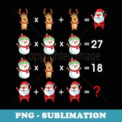 order of operations quiz funny math teacher christmas - special edition sublimation png file
