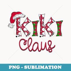 christmas kiki claus matching pajama santa hat x-mas - artistic sublimation digital file