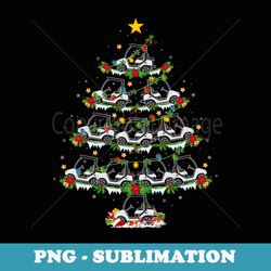 golf cart lover xmas matching santa golf cart christmas tree - stylish sublimation digital download