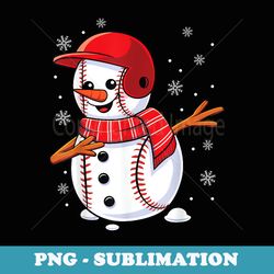 christmas dabbing snowman baseball xmas dab dance boys - digital sublimation download file