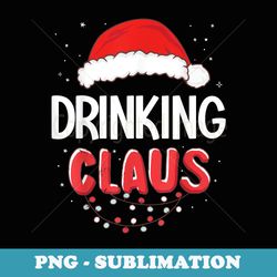 drinking santa claus christmas matching costume - digital sublimation download file