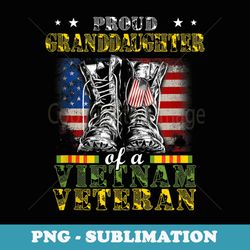 proud vietnam veteran granddaughter s raised by my hero - stylish sublimation digital download