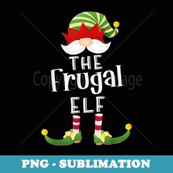 frugal elf group christmas funny pajama party - unique sublimation png download