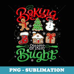 baking spirit bright donut christmas tree xmas cookie - png sublimation digital download