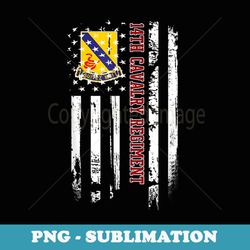 14th cavalry regiment veteran usa flag veterans day xmas - decorative sublimation png file