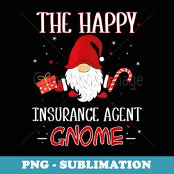 insurance agent xmas gnome christmas group costume - decorative sublimation png file