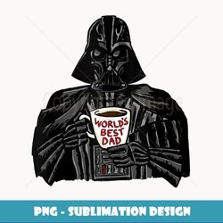 star wars father's day vader world's best dad mug disney - professional sublimation digital download