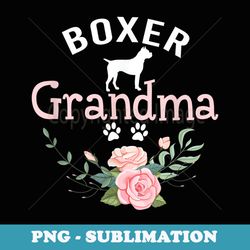 boxer grandma dog s s boxer dog pet lover christmas - png transparent sublimation design