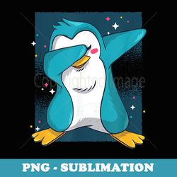 dabbing penguin dance christmas x-mas - png transparent sublimation file