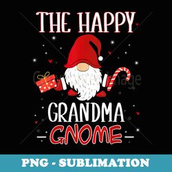 grandma xmas gnome christmas group costume - png transparent sublimation design