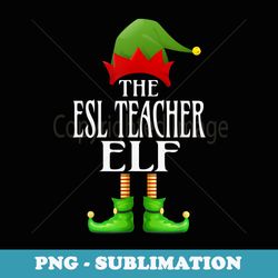 esl teacher elf xmas funny family matching group christmas - premium png sublimation file