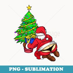 funny santa claus in thong christmas for tree - instant sublimation digital download
