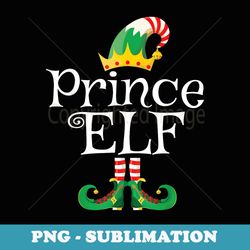 prince elf boys funny family matching christmas elf - png transparent sublimation file