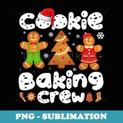 christmas cookie baking crew funny pajama family xmas - elegant sublimation png download