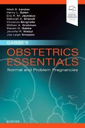 gabbe's obstetrics essentials: normal & problem pregnancies 1st pdf instant download