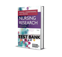 test bank reading understanding and applying nursing research 6th