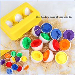 sensory educational toy - smart egg toy - baby development games - shape matching puzzle eggs - montessori toys for chil