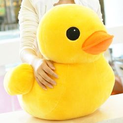 20cm kawaii big yellow duck mini plush dolls toy - cute soft cartoon stuffed animal toys - birthday gifts for children,