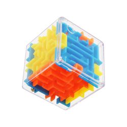 1-2pc 3d Mini Maze Magic Cubes Puzzle - Speed Cubes Rolling Ball - Educational Toys For Children Kids - 4cm Cube - Maze