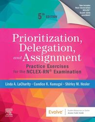 prioritization, delegation, and assignment: practice exercises for the nclex-rn examination 5th pdf instant download