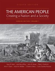 the american people: creating a nation and a society, concise edition, volume 1 8th pdf instant download