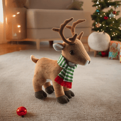 elfing around reindeer plush - stuffed animal, plush toy, kids gifts, animal plush, 9-inches