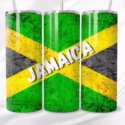 jamaica flag tumbler wrap 20oz, jamaica png, jamaica jpeg, mouse pad digital design flaunt your jamaican pride image