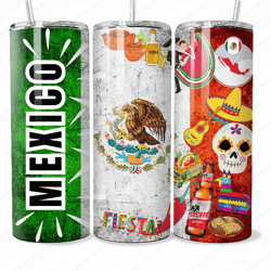 mexico flag digital design for tumblers, t-shirts, mouse pads, mexican pride printable, cinco de mayo decoration