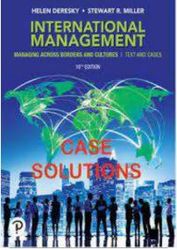 solution manual for international management: managing across borders and cultures-texts and cases 10th edition by helle