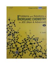 problems and solutions in inorganic chemistry for iit jee main and advanced by v joshi cengage part 1 upto chapter 4 qua