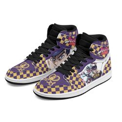 jojo's bizarre adventure anime shoes josuke higashikata j1 outdoor sneakers