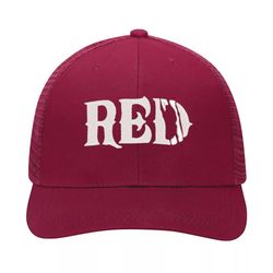 graphic red embroidered trucker hat mesh snapback baseball caps dad hats