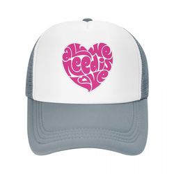 all we need is love unisex mesh baseball cap outdoor running sports trucker dad beach hat
